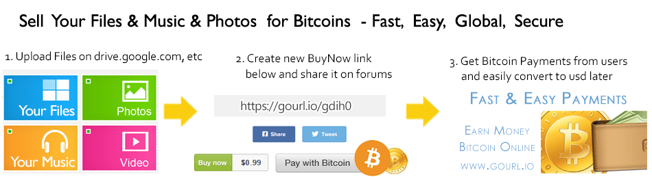 sell files for bitcoins