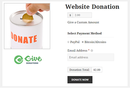 bitcoin donations