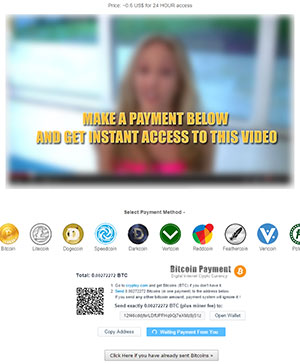 pay per view page bitcoin